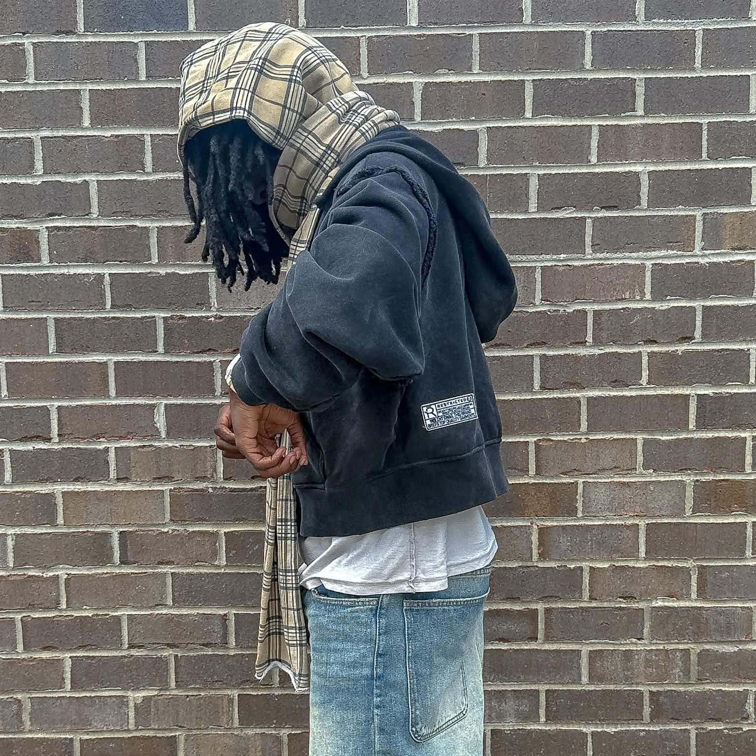 Double Hood Scarf Zip-Up